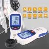 Цифровий крильчастий анемометр 0,3-30 м/с, -10-45 °C WINTACT WT82 - 4