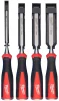 Стамеска Milwaukee, 6-13-19-25мм, CrV, набір 4шт - 4