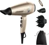 Фен Rowenta Pro Expert Tresor Collection, 2200Вт, 3 режими, іоніз-я, дифузор, 2 концентратора,  хол. обдув, чохол, заколка, бронзовий - 12