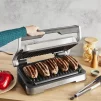 Гриль Tefal прижимний OptiGrill 4in1 XL 2200Вт, темп. режимів-4, з`ємні пластини, форма для випічки, метал - 8