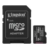 Карта пам'яті Kingston microSD  256GB C10 UHS-I A1 V10 R150MB/s + SD - 1