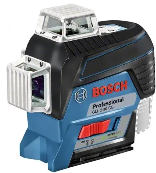 Нівелір лазерний Bosch Professional GLL 3-80 CG до 30м ±0.3мм/м зелений промінь з приймачем 120м BM 1 + L-Boxx 0.82кг