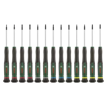 Викрутка прецизійна Bosch SL, PH, TX, HEX, сталь CrV, набір 13шт