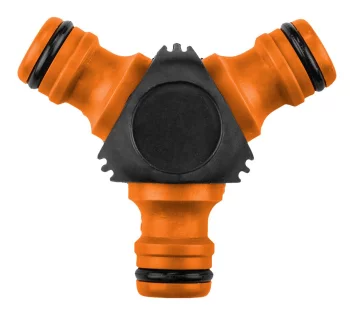 Конектор-трійник для шланга Neo Tools 1/2"-3/4", двокомпонентний