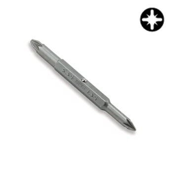 Біта хрестова двостороння TOPTUL 1/4" PZ1xPZ2 L75 мм FKBA0102