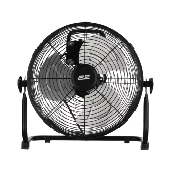 Вентилятор підлоговий 2E PowerWind 30A професійний, 30см, 60Вт, кнопки, двигун алюміній 100%, чорний