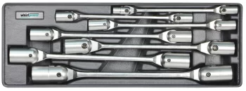 Набір ключів торцевих 8-22мм 7од. з карданом ложемент