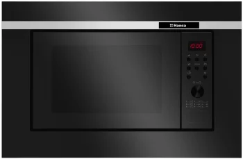 Мікрохвильова піч Hansa вбудовувана, 20л, електр.управл., 700Вт, гриль, дисплей, відкр.кнопкою, чорний