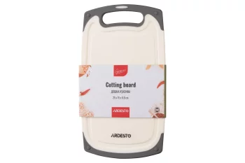 Дошка кухонна Ardesto Gemini, 25х15х0.8см, пластик, білий