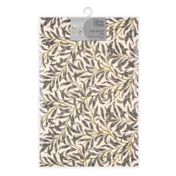 Набір серветок сервірувальних Ardesto Leaves, 30х45см, 2 шт, 90% поліестер, 10% бавовна