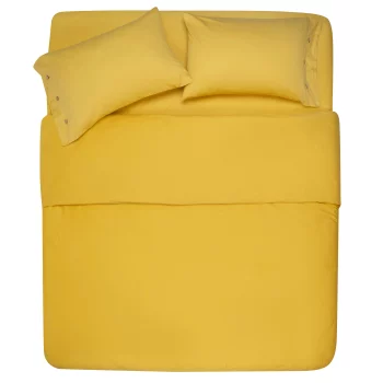 Простирадло Ardesto Mix&Match, 180х240см, 100% бавовна, сатин, жовтий