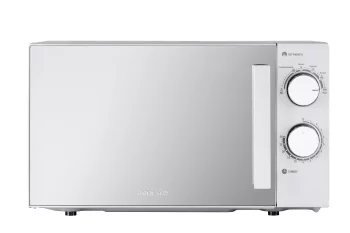 Мікрохвильова піч ARDESTO, 20л, мех.керув., 800Вт, відкр.ручкою, сріблястий