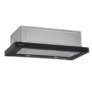 Витяжка Ardesto телескопічна, 60см, 700м3ч, метал, 2х1Вт LED, кнопкове, чорний