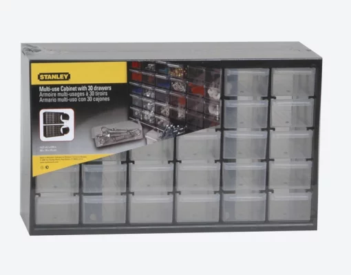 Органайзер вертикальний Stanley, 30 контейнерів, 22.5х36.5x15.5см, пластик