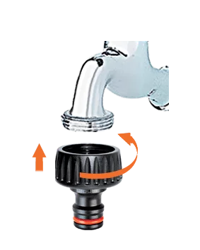 Адаптер 3/4"В для конектора поливального шлангу (набір 5шт)