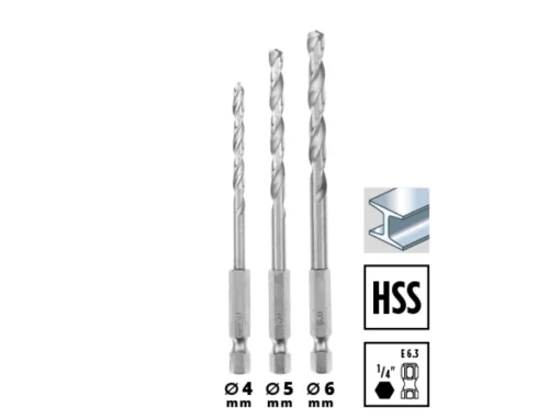 Набір ударних біт і свердл Einhell M-Case 39шт 0.66кг