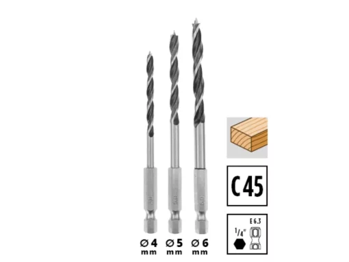 Набір ударних біт і свердл Einhell M-Case 39шт 0.66кг