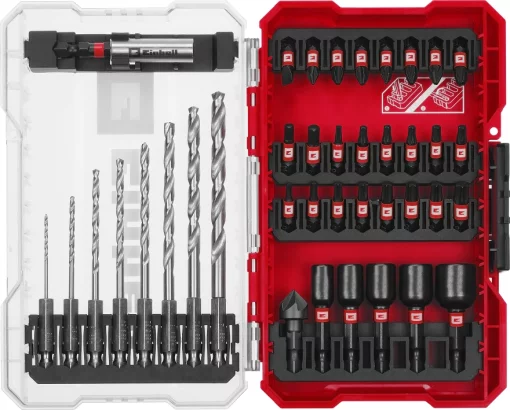 Набір ударних біт і свердл по металу Einhell 39шт M-Case 0.64кг