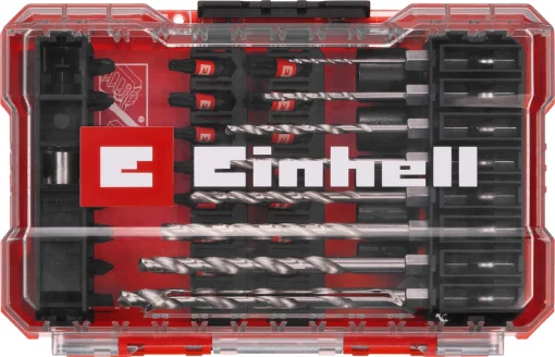 Набір ударних біт і свердл по металу Einhell 39шт M-Case 0.64кг