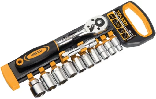 Набір торцевих головок Tolsen Профі, 3/8", CrV, 12шт