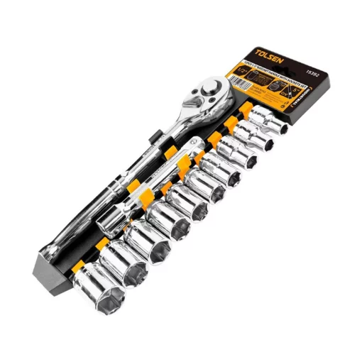 Набір торцевих головок Tolsen, 1/2", CrV, 12шт