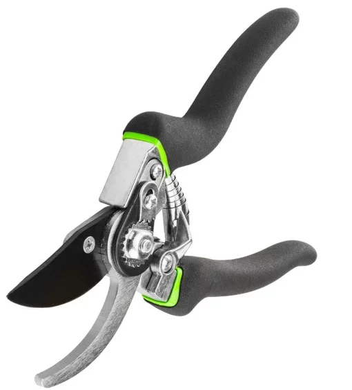 Секатор площинний Verto, тримач прогумований, антиковзкий, d 15мм, 220мм, 272гр