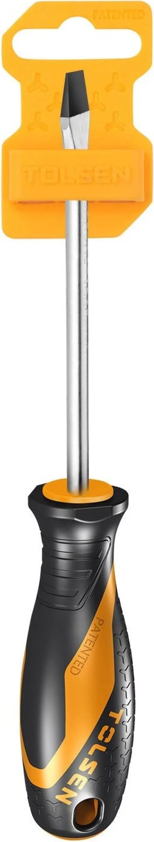 Викрутка Tolsen Ерго плоска, SL6.5x150мм, сталь CrV
