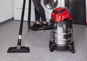 Пилосос професійний акумуляторний Einhell TC-VC 18/20 Li S - Solo PXC 18В 8кПа контейнер 20л без АКБ та ЗП