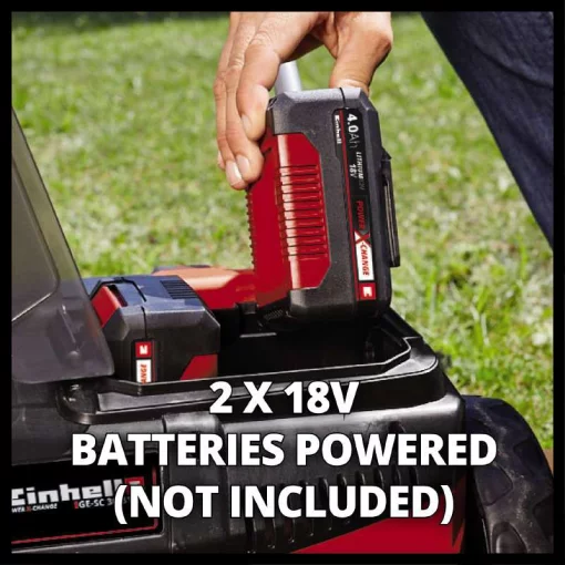 Аератор-скарифікатор акумуляторний Einhell GC-SC 36/31 Li PXC 18В 31см 10.9кг без АКБ та ЗП