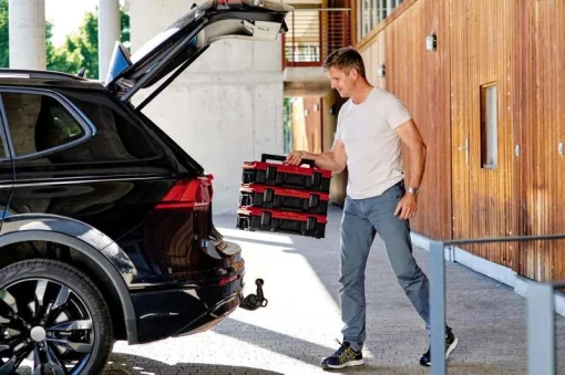 Кейс для інструменту Einhell E-Case S-F, 13.1х44.4х33см, поролоновий вкладиш Grid Foam Set, пластик