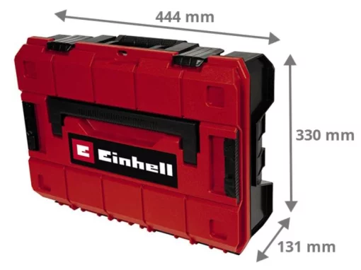 Кейс для інструменту Einhell E-Case S-F, 13.1х44.4х33см, поролоновий вкладиш Grid Foam Set, пластик