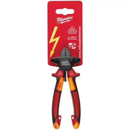 Кусачки-бокорізи Milwaukee, діелектричні, для робіт під напругою 1000В, 145мм