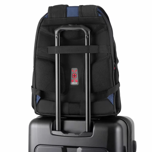 Рюкзак для ноутбука, Wenger Ibex 17", чорно-синій