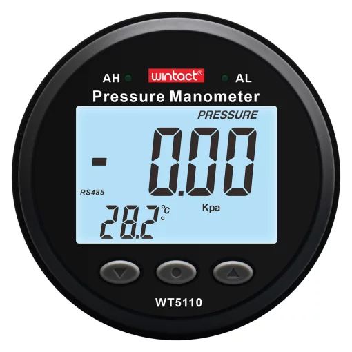 Цифровий диференціальний манометр, інтерфейс RS485, ±50 кПа WINTACT WT5110-50KPA