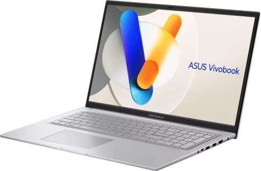 Ноутбук ASUS Vivobook 17 X1704VA-AU663 17.3" FHD IPS, Intel U300, 16GB, F512GB, UMA, noOS, Сріблястий