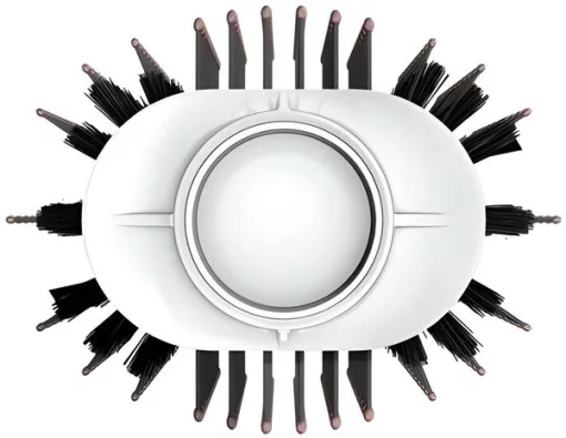 Фен-щітка Rowenta Volumizer Oval Brush, 800Вт, 3 режими, іоніз-я, кераміка, біло-рожевий