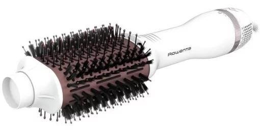 Фен-щітка Rowenta Volumizer Oval Brush, 800Вт, 3 режими, іоніз-я, кераміка, біло-рожевий