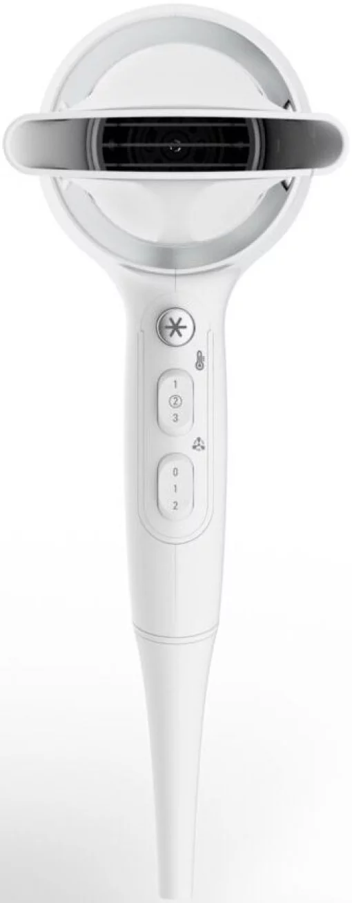 Фен Rowenta Powerline, 2400Вт, 3 режими, дифузор, іоніз-я, хол. обдув, біло-сірий