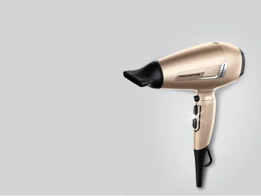 Фен Rowenta Pro Expert Tresor Collection, 2200Вт, 3 режими, іоніз-я, дифузор, 2 концентратора,  хол. обдув, чохол, заколка, бронзовий