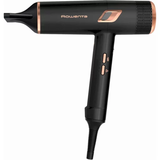 Фен Rowenta T-Shape Maesteria, 2000Вт, 3 режими, дифузор, іоніз-я, хол. обдув, чорний
