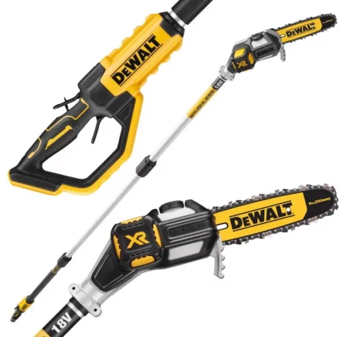 Висоторіз ланцюговий акумуляторний DeWalt 18В шина 20см штанга 180-280см 4.0кг без АКБ та ЗП