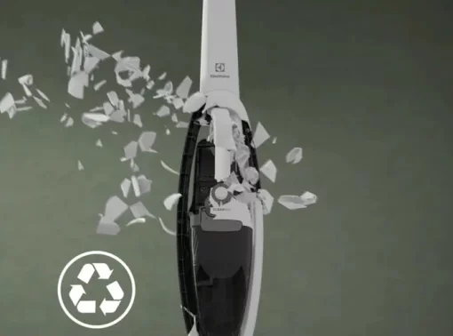 Пилосос Electrolux безпровідний, конт пил -0.3л, автон. робота до 55хв, вага-2.8кг, НЕРА, 2в1, турбо-щітка, BRC, 4 насадки, білий