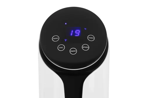 Вентилятор ARDESTO колонний, 110см, 50Вт, пульт ДК, дисплей, чорно-білий