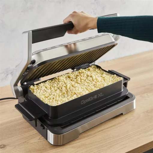 Гриль Tefal прижимний OptiGrill 4in1 XL 2200Вт, темп. режимів-4, з`ємні пластини, форма для випічки, метал