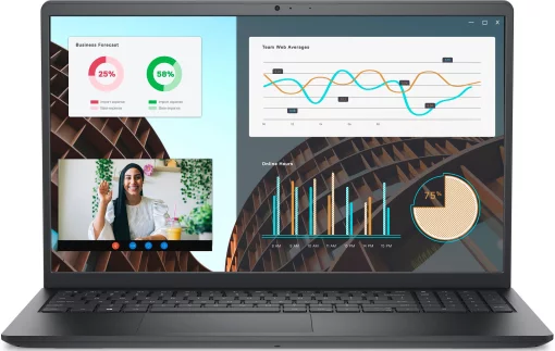 Ноутбук Dell Vostro 3530 15.6" FHD AG, Intel i5-1334U, 16GB, F512GB, UMA, Win11P, чорний