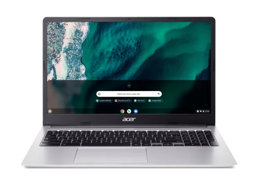Ноутбук Acer Chromebook CB315-4H 15" FHD IPS, Intel C N4500, 8GB, F128GB, UMA, ChromeOS, сріблястий