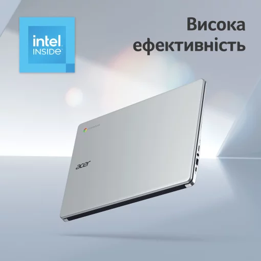 Ноутбук Acer Chromebook CB315-4H 15" FHD IPS, Intel C N4500, 8GB, F128GB, UMA, ChromeOS, сріблястий