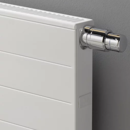 Радіатор сталевий Kermi Line-V PLV 22 тип 300x1400мм нижнє підкл, 1596Вт Therm-X2 RAL 9016 білий глянець