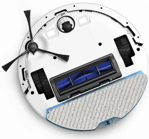 Робот-пилосос Rowenta X-Plorer Serie 75 S, h=9.5см, вологе прибирання, конт пил -0.4л, вода -0.3л, автон. робота до 120хв, НЕРА, управління через смартфон, білий