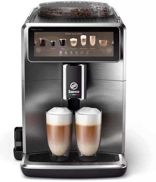 Кавомашина Saeco Xelsis Deluxe 1.7л, зерно + мелена, автомат.капучинатор, авторецептів - 22, сріблястий
